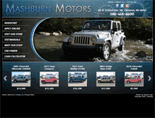 Tablet Screenshot of mashburnmotor.com